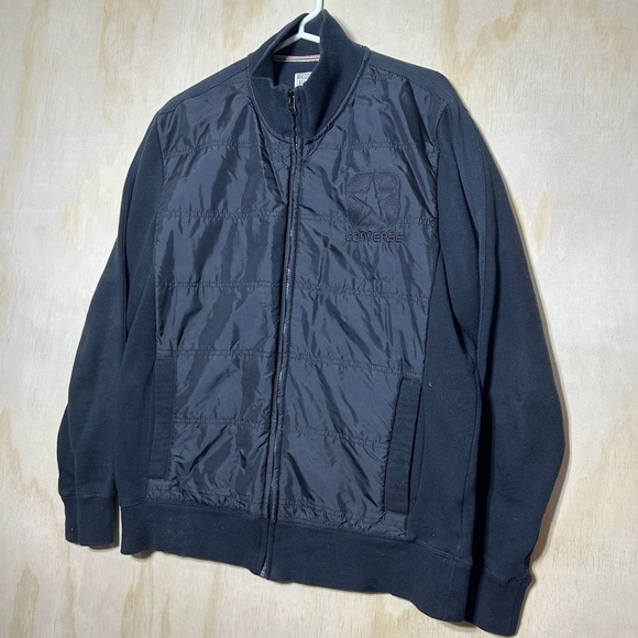 Converse All Star Men’s Black Sweater Size Large - Picture 3 of 8